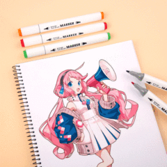 雙頭油性馬克筆學生文具兒童繪畫專業畫圖卡通多色水彩筆批發