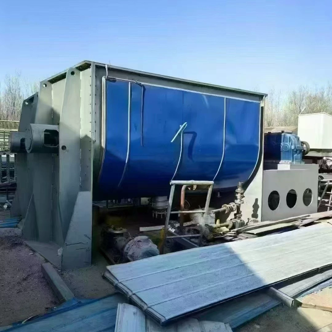 Б/у ленточный смеситель для шпаклевки, 6 единиц, 10 кубических метров, из нержавеющей стали, тяжелый ленточный смеситель.