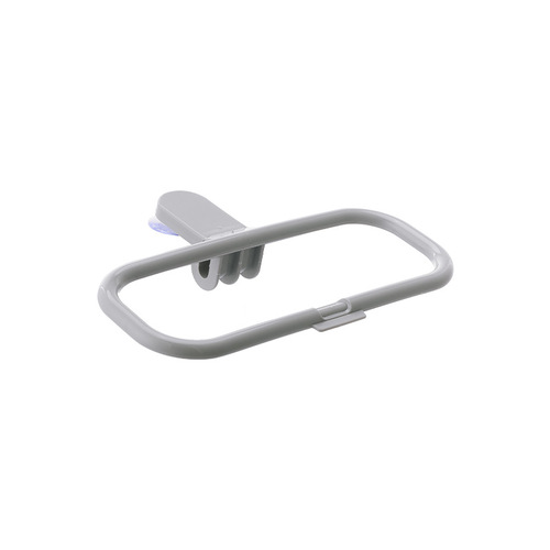 Kitchen storage shelf suction cup hole-free press ring trash bag holder multi-functional towel ring storage organizer