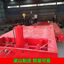 液压升降牵引板五线十桥拖板车 五线十桥半挂车 鸿盛产品图片