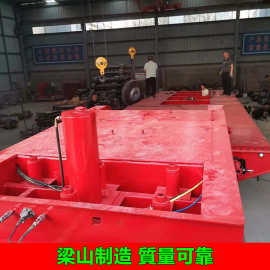 液压升降牵引板五线十桥拖板车 五线十桥半挂车 鸿盛产品图片