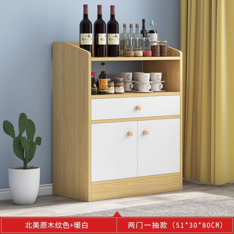 Fábrica directa de comedor armario de vinos armario de platos de cocina doméstica moderna simple cocina tablero de té sala de estar contra la pared microondas