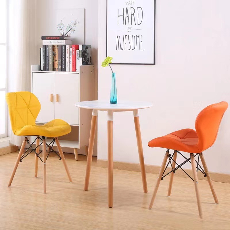 Silla de comedor nórdica de manicure, silla de maquillaje, silla de oficina, silla de comedor simple, silla de computadora