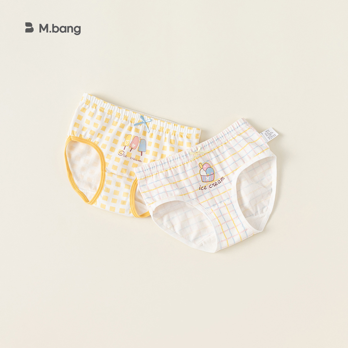 Bebé niños Boxer shorts modal niños patrón de dibujos animados pantalones niñas Boxer shorts dos Pack ps23039