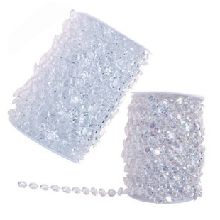 Wedding Crystal Octagonal Bead Curtain Door Curtain Acrylic Bead Chain Tree Decoration Wedding Road Lead Curtain