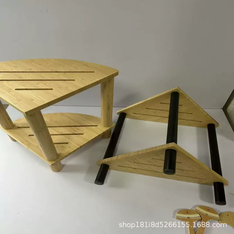 定制居家竹木置物架腿可配五金竹木上油漆