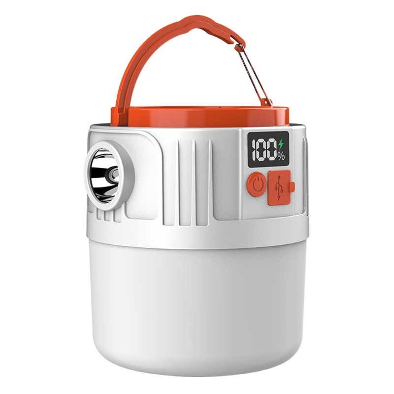 Pantalla eléctrica digital Luz de camping solar de emergencia al aire libre LED camping luz móvil recargable camping parada iluminación