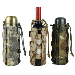 Amazon Tactical Tornado Water Kettle Set Multifunctional Molle Water Kettle Bag Water Cup Set Outdoor Mountaineering Accessory Bag