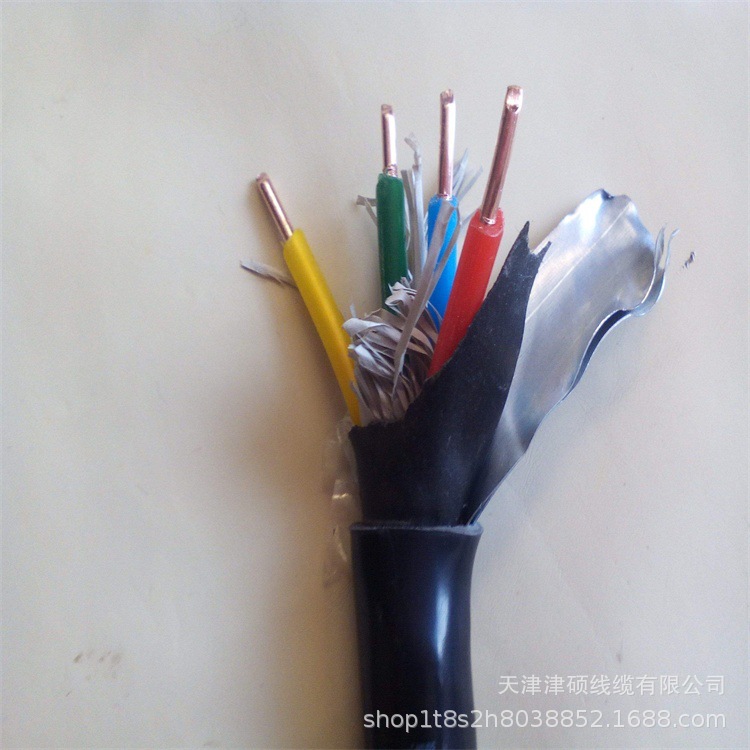 ZRC-KVV22 450/750v 10*6mm²阻燃铠装控制电缆 银顺牌 地埋使用