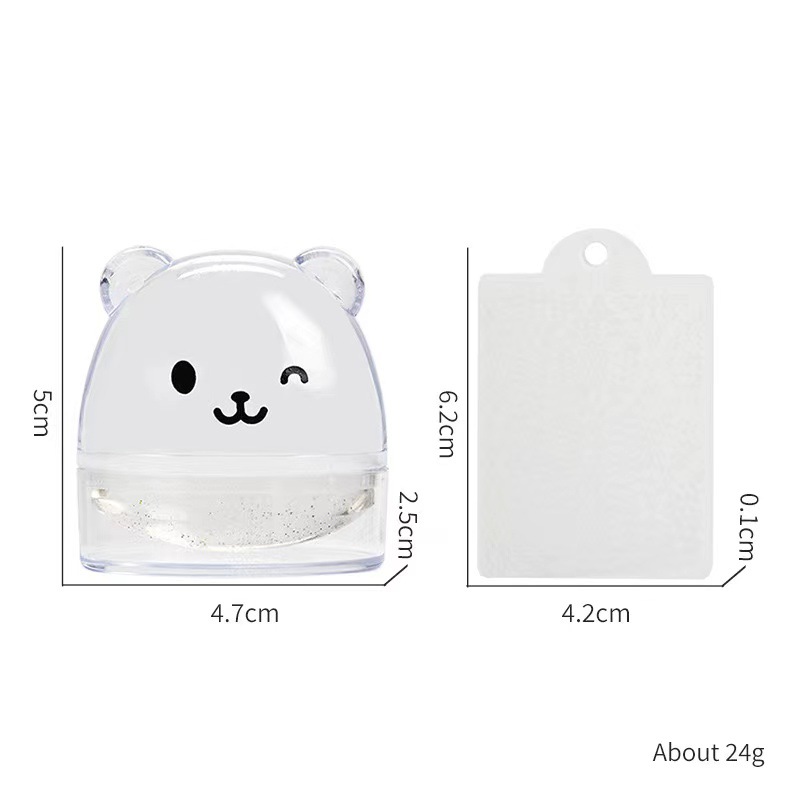 Nuevo sello de silicona de manicuras adorable oso conjunto de herramientas de impresión de transferencia multifuncional sello de fabricación de uñas francesas