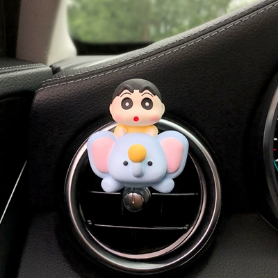 Cute auspicious small new car aromatherapy car air outlet decoration products expansion incense stone car accessories ornaments wholesale (Car Perfume Aromatherapy) - jixiang-xiaoxin
