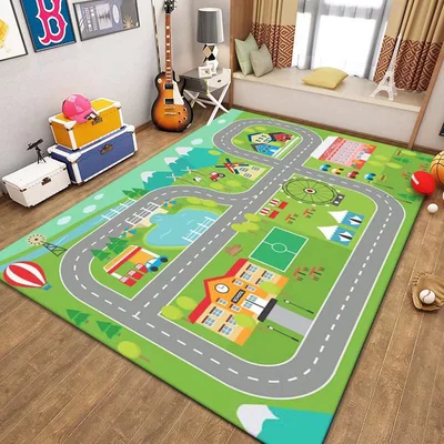 Avtomobil döşəmə paspasları, to Clean, Large Carpet - parking-lot-mat-30-80120cm-crystal-velvet