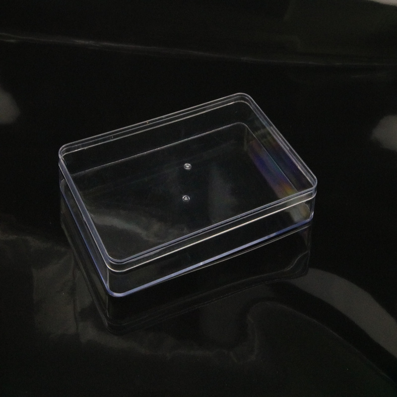 批发塑料透明PS盒子食品包装塑料盒表面可印刷烫金天地盖18cm盒子