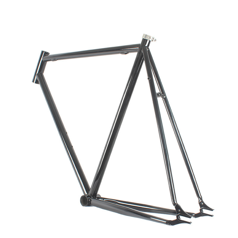 高性能 700C 固定ギアクロムモリブデン鋼トラック自転車シングルスピードフレーム炭素鋼フォークロードバイク競技|undefined