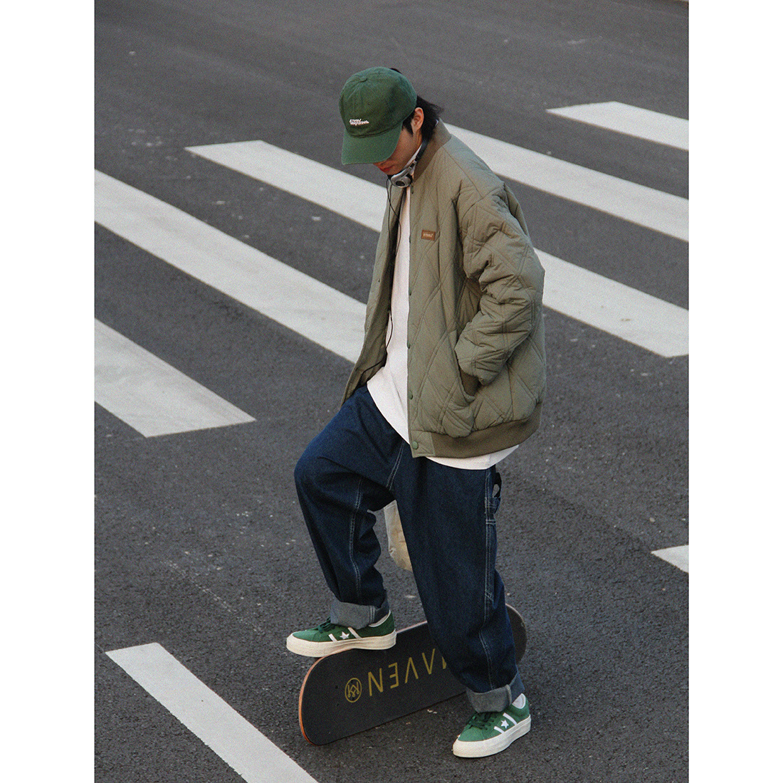 Invierno americano ins marca de moda suelta de diamantes a cuadros abrigo de algodón acolchado hombres chaqueta de béisbol retro japonés pareja engrosada de algodón