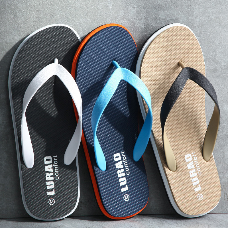 男士个性人字拖夏季防滑时尚凉拖夹脚拖鞋男潮流欧美沙滩鞋批发|ru