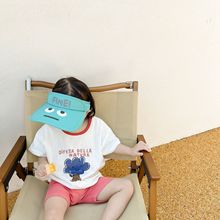 兒童短袖女童夏裝2022寶寶衣服圓領印花T恤韓國童裝批發一件代發