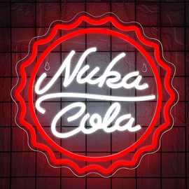 亚马逊爆款Nuka ColaLED霓虹灯彩灯游戏装饰灯电竞房间墙面氛围灯