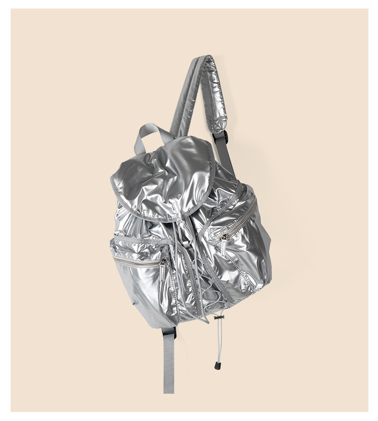 Zaino da viaggio di grande capacità, per sport all'aria aperta e tempo libero, con fibbia, coulisse, per studenti universitari, da donna_voghion.com