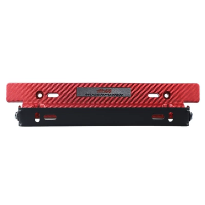 JDM car adjustable rotation angle License plate holder/license plate holder - red