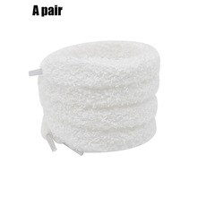 N 53108 Furry flat fashion shoelace ë�����³�ʱ�б�Ь��