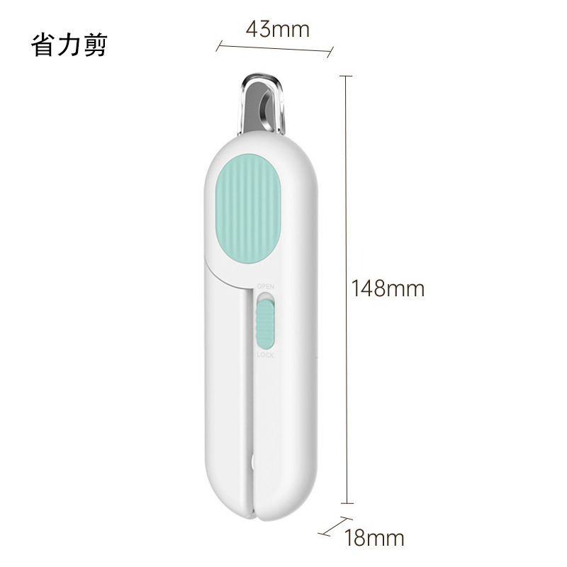 Cruzar la frontera LED luz anti-sangre posición amoladora de uñas gato cortaúñas suministros para mascotas perro cortaúñas para mascotas