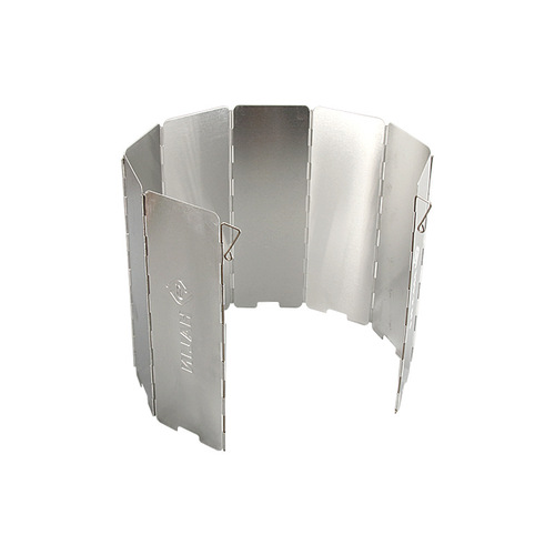 Outdoor stove windshield 8 pieces 10 pieces folding ultra-light windshield camping pot set windproof windshield cloth bag