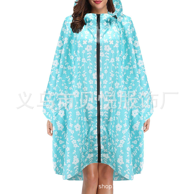 Poncho Impermeable Ligero Tipo Capa, Transpirable, para Ciclismo y Uso al Aire Libre image 34