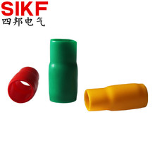 绝缘软护套V14-16冷压端子裸端头PVC硅胶绝缘色套色标V8-10平方