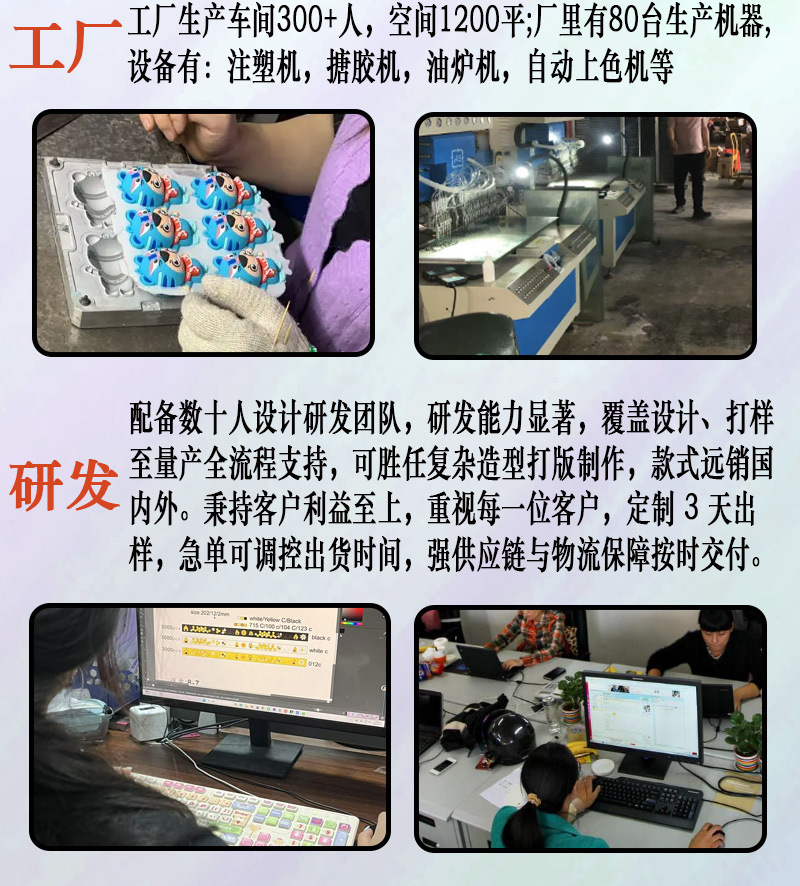 现货纯色空白光圈无logo硅胶手环