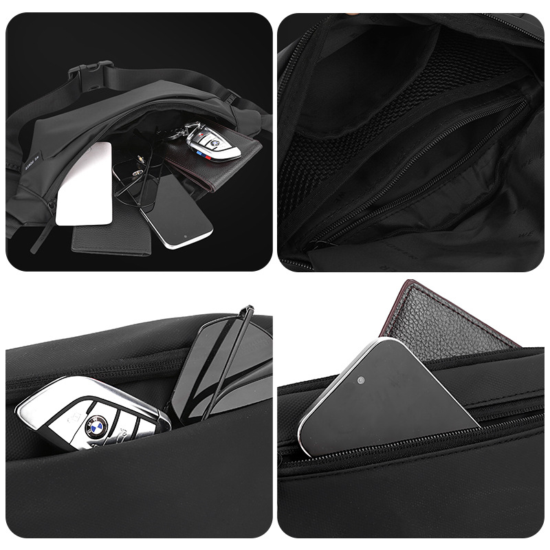 WEPOWER nueva moda pecho bolsa ocio deportes al aire libre bolsa de hombro diario ligero impermeable bolsa de mensajero