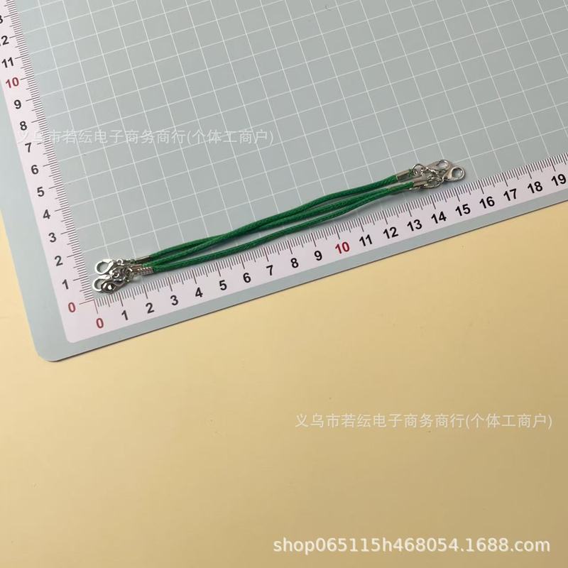 彩色韩国蜡绳挂件链条背带短款手链双头扣diy配件模型水杯挂件|undefined