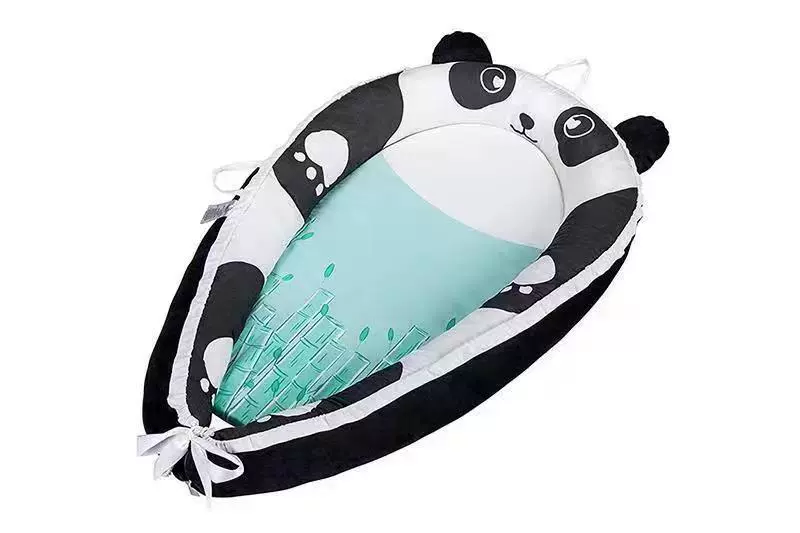 Трансграничная хлопковая кроватка переносная Съемная кровать детская бионическая кровать спальный коврик детское гнездо