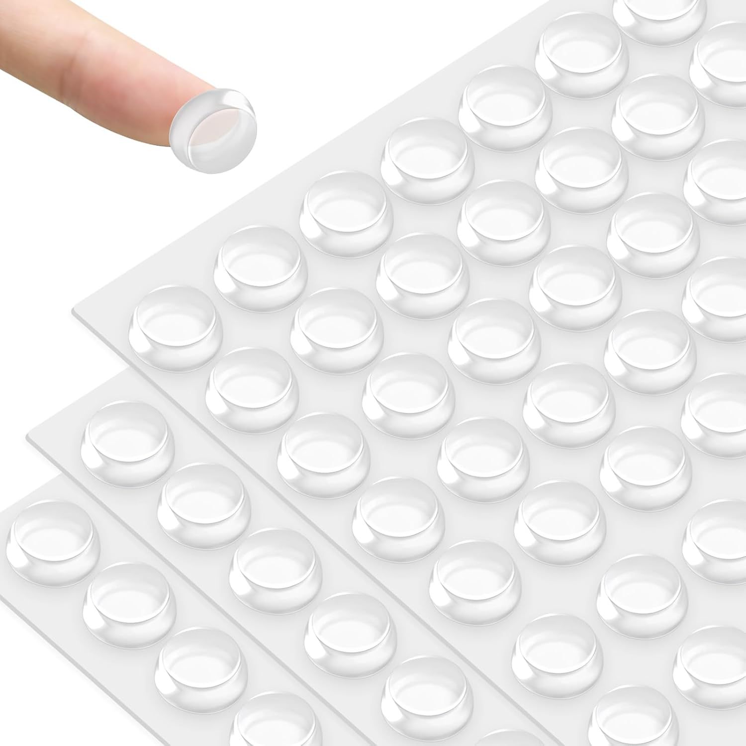 防撞静音柜门贴片192个硅胶自粘防滑贴片