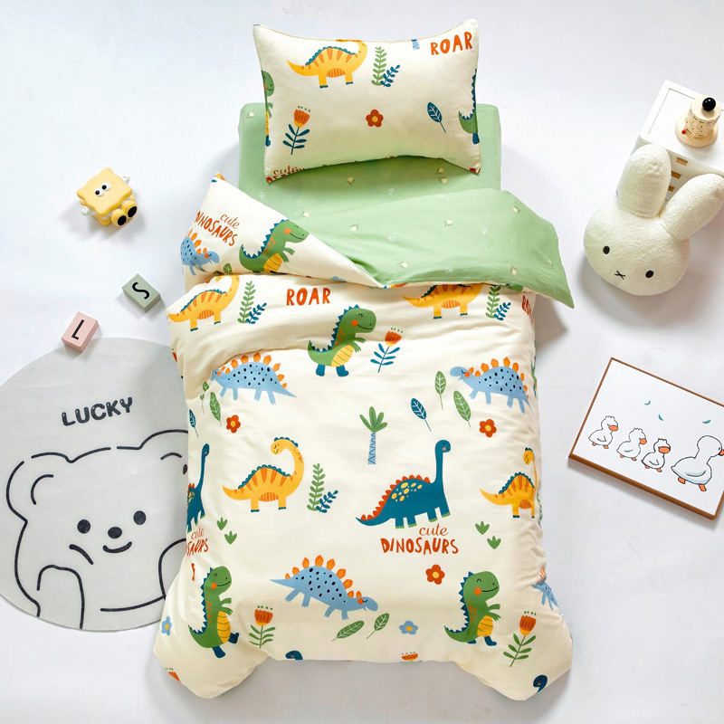 Jardín de infantes colcha de tres piezas para jardín especial de seis piezas siesta de siete piezas colcha de algodón para estudiantes de primaria