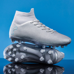 Cross-border 47 football shoes for men and women, children, teenagers, students TF broken nails AG long nails artificial lawn leather foot training sports 