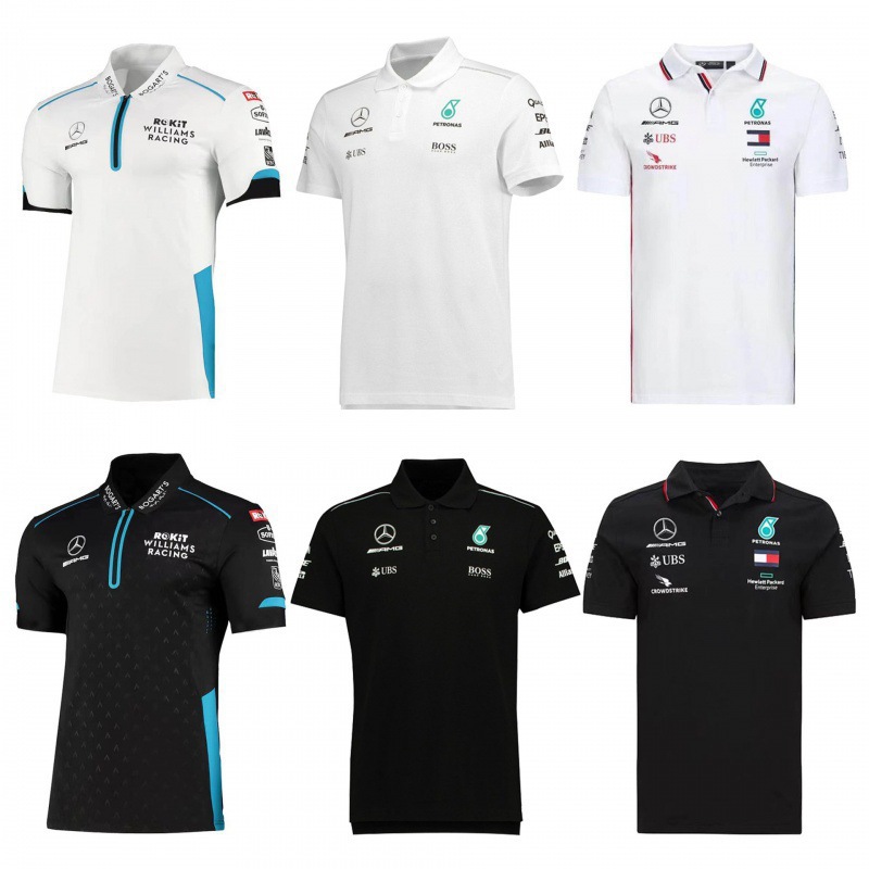 热销款式车队赛车服短袖polo衫自行车骑行服速降服上衣透气速干