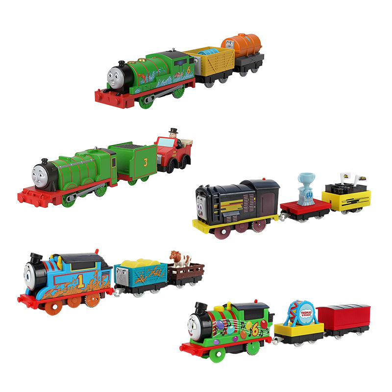 [Tmall Signature] Thomas and Friends electric locomotive track master transporter toy series carriage gold