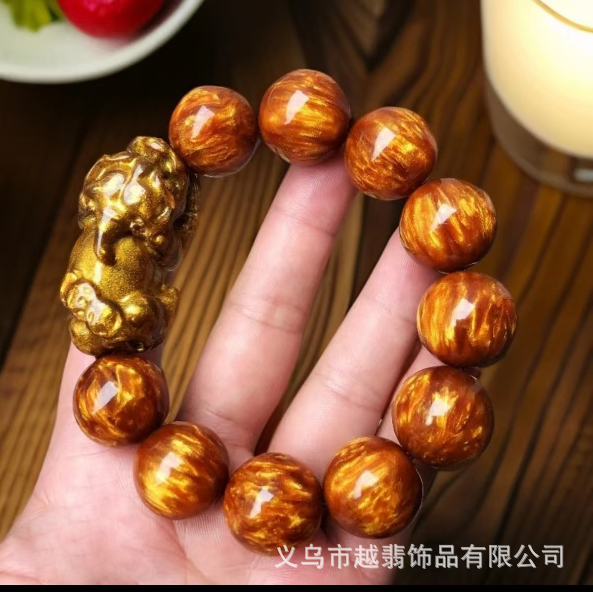 20mm 골드 와이어 바다 버드나무 Pixiu 팔찌