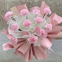 白紗裝飾韓式波浪紗花束鮮花玫瑰花禮品包裝褶皺包花材料花店網紗