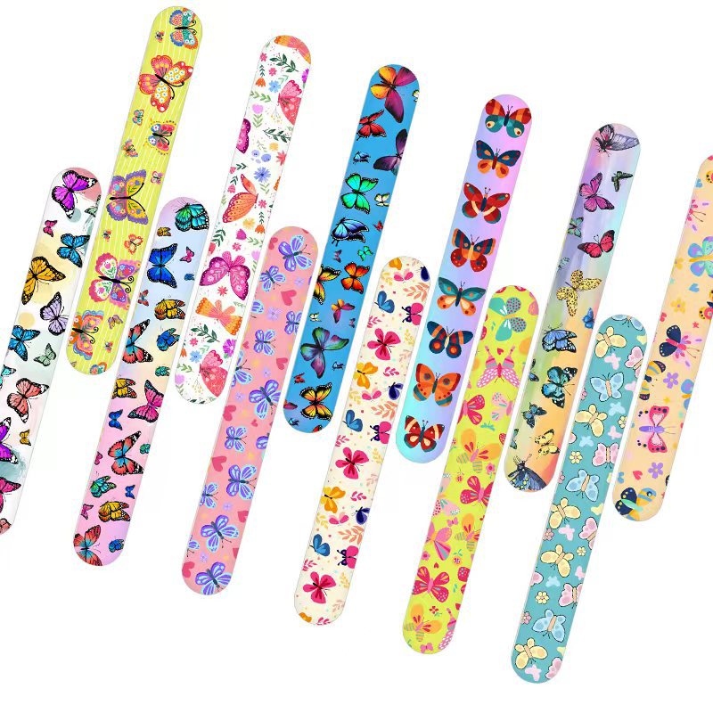 Nueva serie de mariposa Amazon collar pulsera PVC pulsera para niños