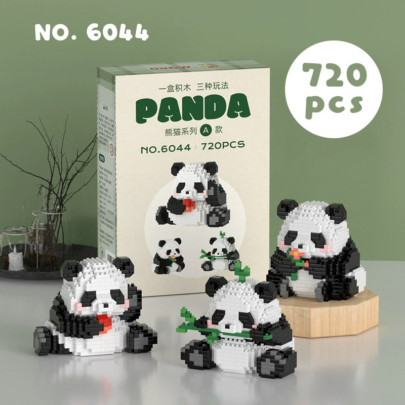 Конструктор Lego, игрушка, орхидея, панда, подарок на день рождения