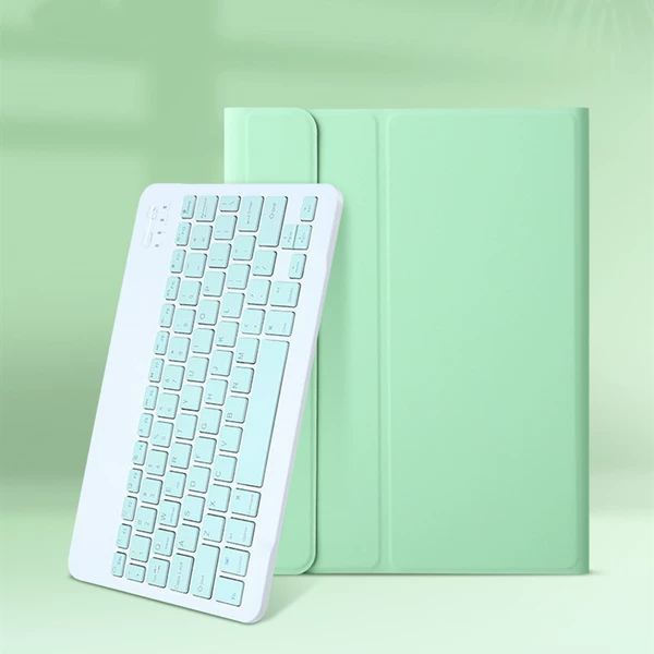 Green case, keyboard, mouse charging