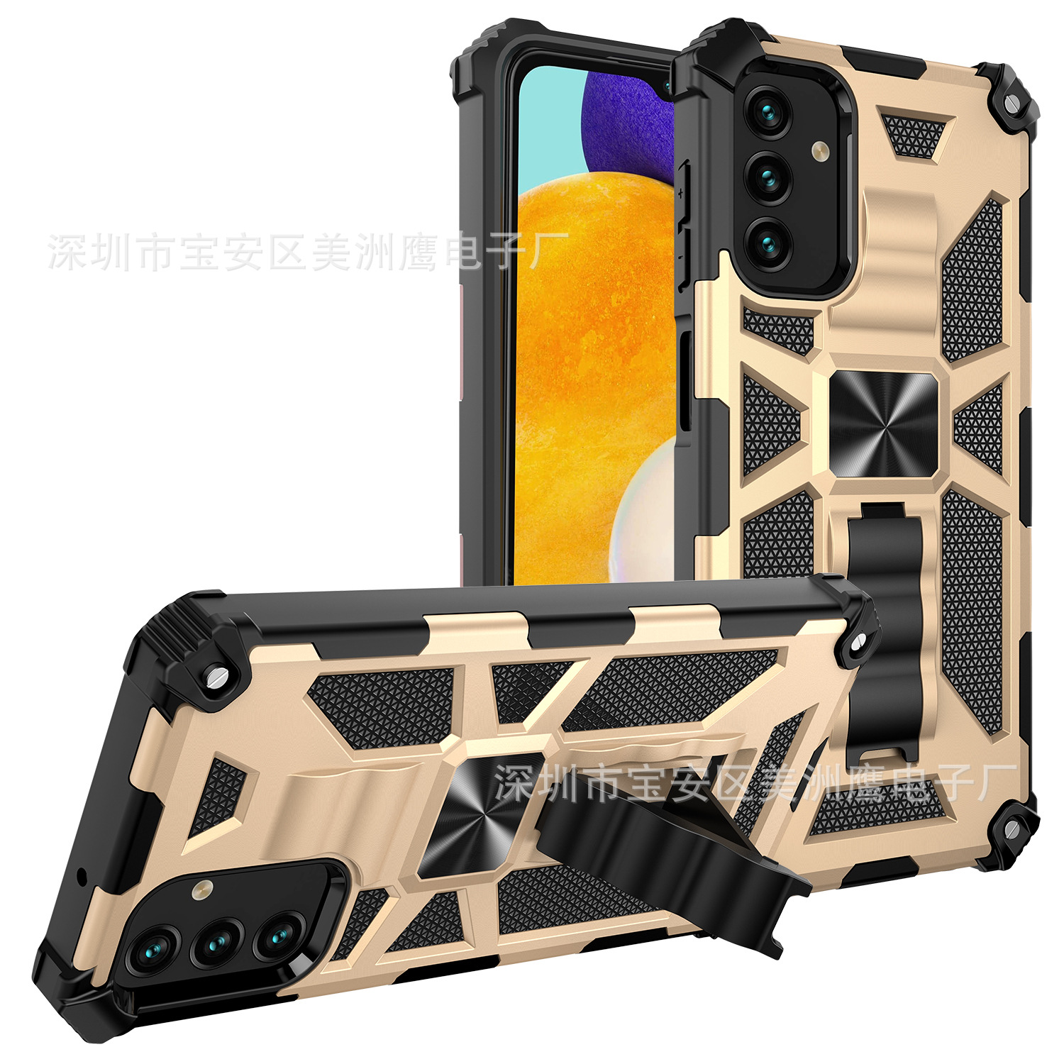 适用MOTO edge+ (2022) 隐形支架手机壳G STYLUS 4G 2022保护套