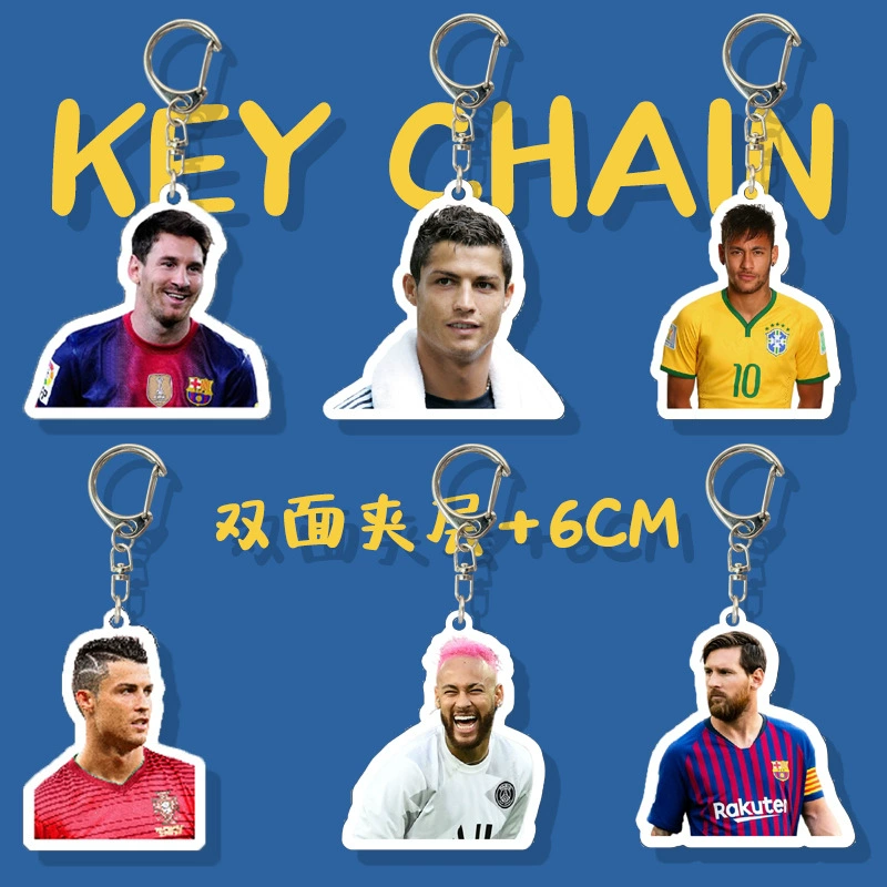 C Romesinemar звезда брелок кулон для мальчиков футбольный клуб вентилятор ювелирные изделия студент прилив