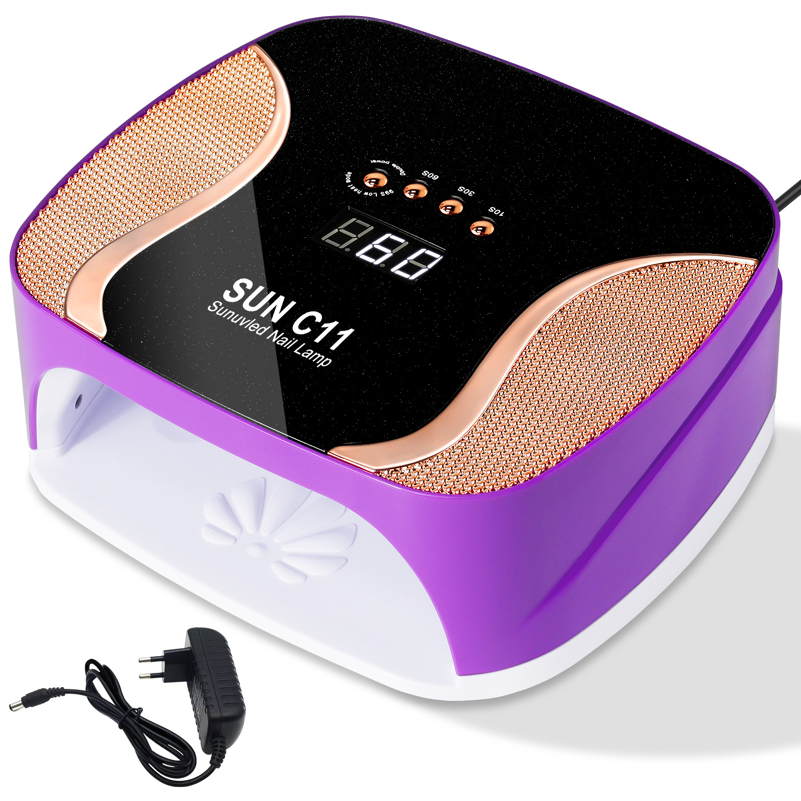 Nueva lámpara de uñas 308W lámpara de parrilla de uñas de alta potencia lámpara de fototerapia UV pegamento de esmalte de uñas de secado rápido máquina de fototerapia de uñas transfronteriza