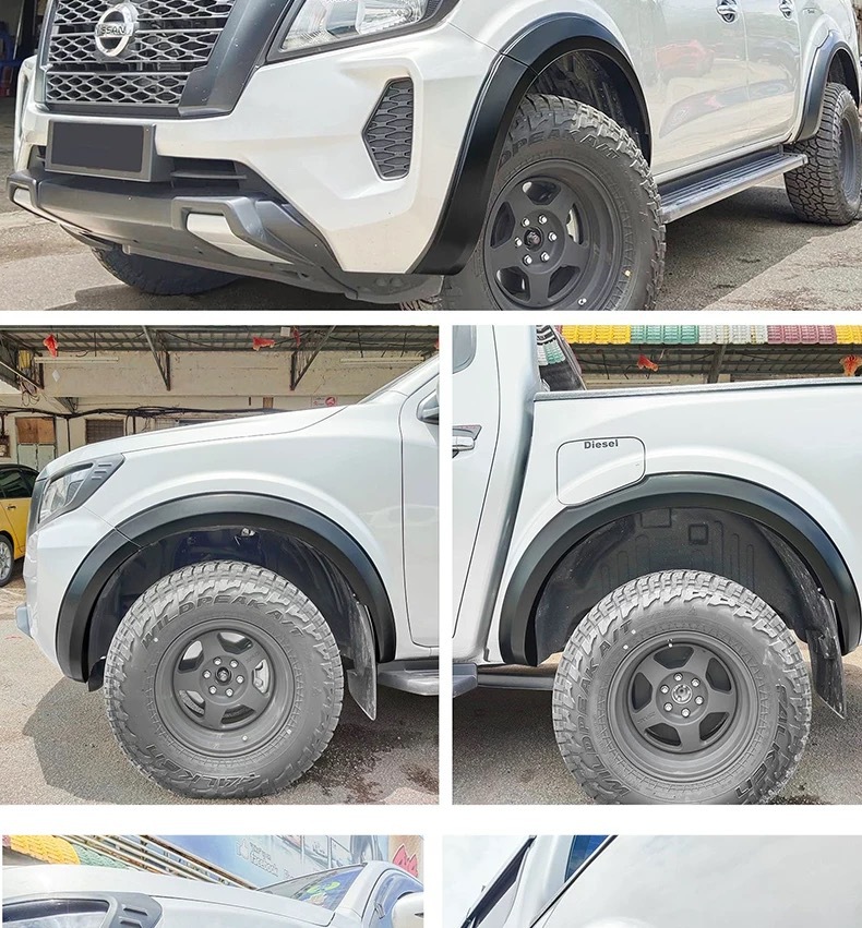 Suitable for 2015+ Nissan Navara Np300 Narrow-Rim Wheel Arch Pickup Truck Anti-Collision Mudguard Off-Road Modification Parts