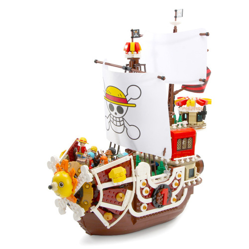Compatible with LEGO S brand building block pirate ship large Wanli Sunshine children's assembled building block toy SY6298