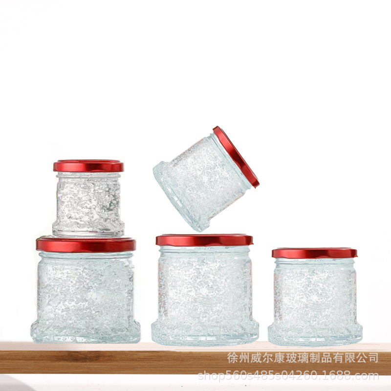 批发雪山款鲜炖花胶瓶燕窝鱼胶瓶牛奶银耳羹罐桃胶瓶密封瓶