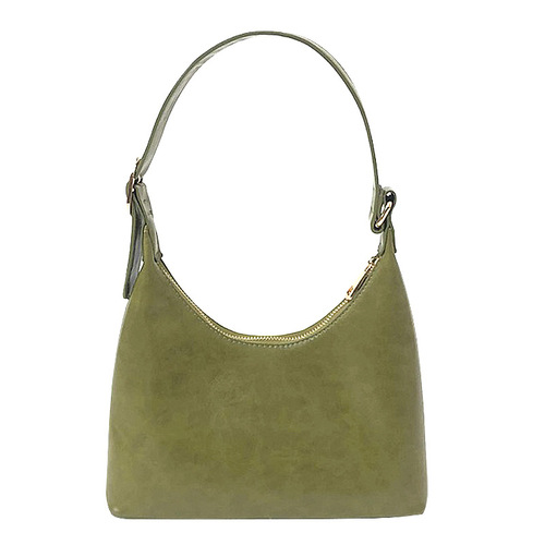 Baguette bag for women 2024 new popular contrasting color shoulder bag Korean ins niche design textured shoulder armpit bag